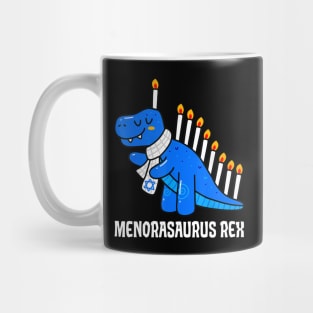 Hanukkah Dinosaur Menorasaurus Mug